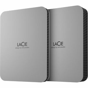 LaCie STLP2000400 2 TB Portable Hard Drive - External - Moon Silver LaCie STLP2000400 2 TB Portable Hard Drive - External - Moon Silver